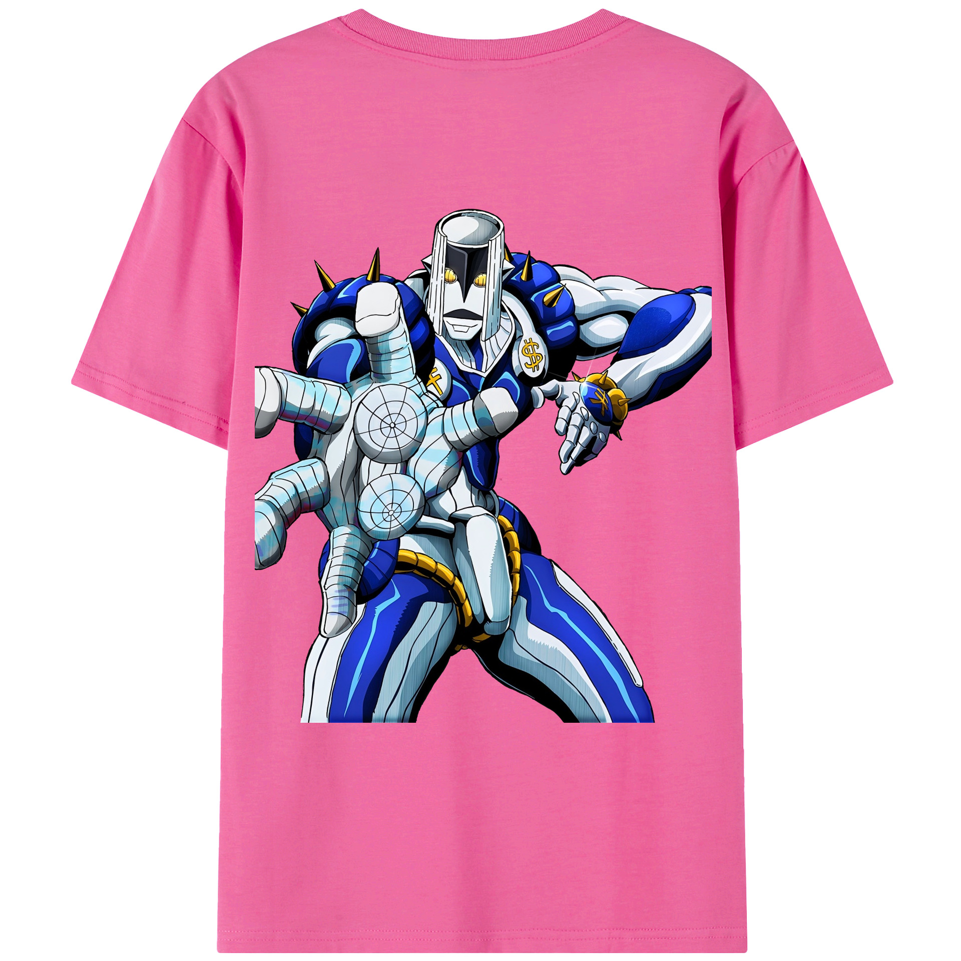（画像用） ジョジョの奇妙な冒険 虹村億泰 にじむら おくやす JoJo's Bizarre Adventure Nijimura Okuyasu レディース半袖Tシャツ(バックプリント)